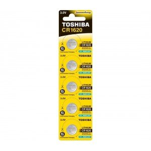 Toshiba Lithium Button Cell CR1620 3V 5BL