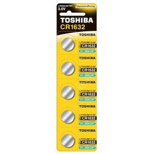 Toshiba Lithium Button Cell CR1632 3V 5BL