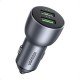 UGREEN CD213 QC 3.0 Car Charger, 2xUSB, 36W (Gray) 10144