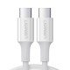 UGREEN US300 Charging Cable USB-C Male to USB-C Male 2.0 2m 5A (White) 140775