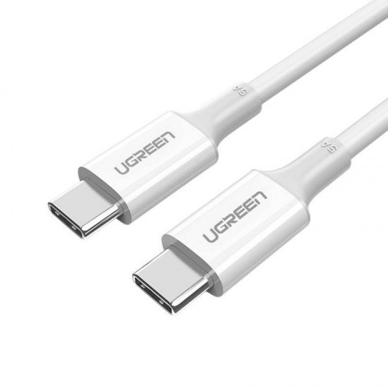 UGREEN US300 Charging Cable USB-C Male to USB-C Male 2.0 2m 5A (White) 140775