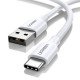 UGREEN US287 Charging Cable TYPE-C White 1.5m 3A 60122