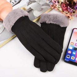 UNIVERSAL WINTER GLOVES - TOUCH SCREEN COMPATIBLE BLACK