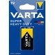 Varta Super Heavy Duty 6F22(9V) (1τμχ)