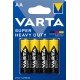 Varta Super Heavy Duty R06 ΑΑ (4τμχ)
