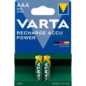 Varta Επαναφορτιζόμενη R2U AAA 800mAh (2τμχ) Varta Επαναφορτιζόμενη R2U AAA 800mAh (2τμχ)