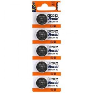 Vinnic Lithium Button Cell CR2032 5BL Vinnic Lithium Button Cell CR2032 5BL