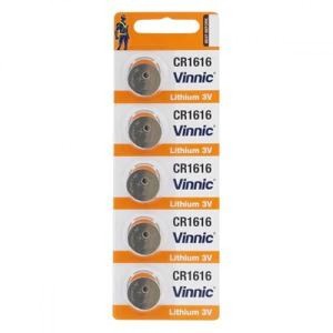 Vinnic Lithium Button Cell CR1616 5BL Vinnic Lithium Button Cell CR1616 5BL