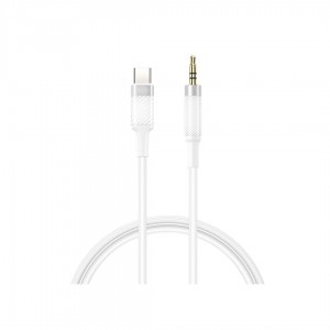 XO NB-R279B Type-c σε 3.5 Καλώδιο Ήχου Λευκό