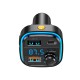 XO FM transmitter BCC08 Bluetooth MP3 car charger 3.1A black