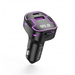 XO transmiter FM BCC12 Bluetooth MP3 car charger 3,1A black
