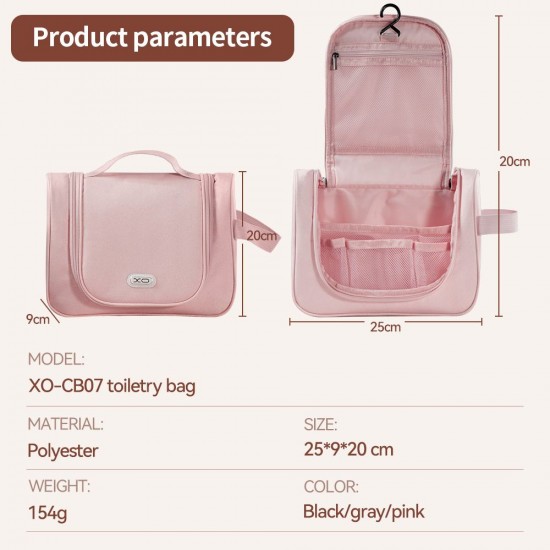 XO travel bag CB07 organizer pink