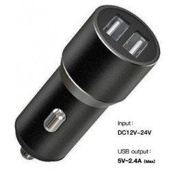XO car charger CC30 2x USB 2.4A black