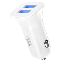 XO car charger CC31 2x USB 2.4A white