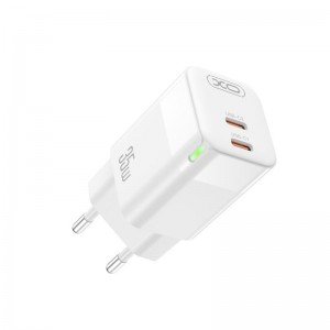 XO CE07 (EU) Διπλός Φορτιστής PD GaN 35W XO CE07 (EU) Διπλός Φορτιστής PD GaN 35W