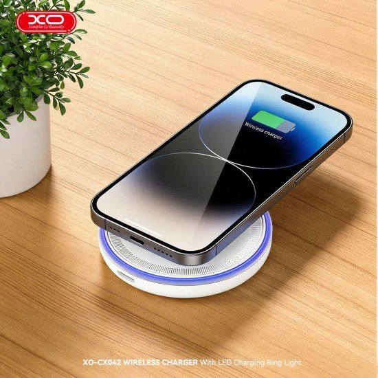 XO CX042 Ασύρματος Μαγνητικός Φορτιστής με Μπλε LED Φως Φόρτισης 15W