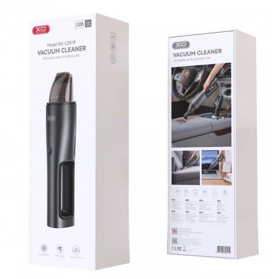 XO CZ019 Smart Ασύρματη Ηλεκτρική Σκούπα Σπιτιού και Αυτοκινήτου 5000mAh