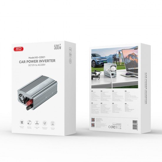 XO CZ021 Car Inverter 500W, AC, gray