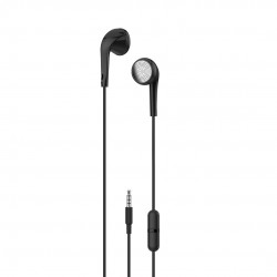 XO wired earphones EP17 with microphone jack 3,5 mm black