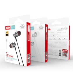 XO wired headphones EP38 3.5mm jack in-ear silver