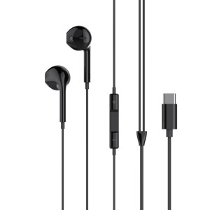 XO EP72 2ης Γενιάς Type-C Handsfree Μαύρο Με Ψηφιακή Αποκωδικοποίηση