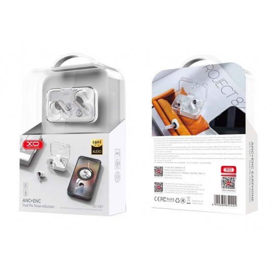 XO G21 Ακουστικά Bluetooth Dual-Mic ANC+ENC TWS