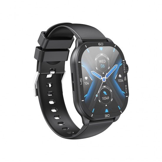 XO J12 AMOLED Smart Αθλητικό Smartwatch Ανθρακί