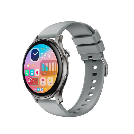 XO J6 Amoled Smart Sports Call Watch (Ασημί)