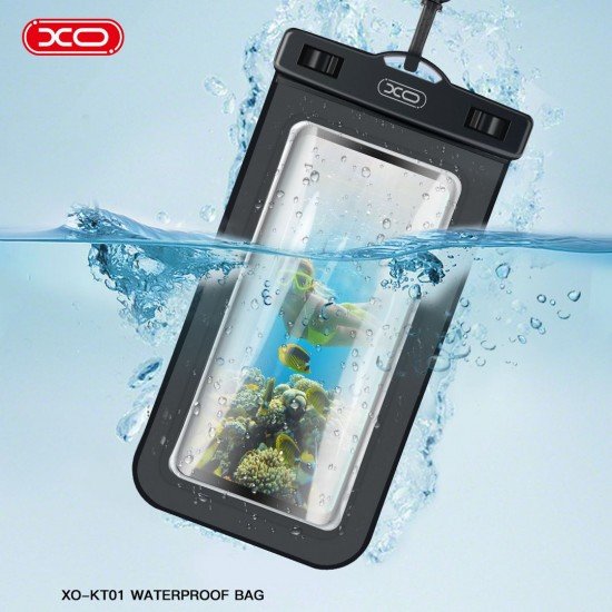 XO KT01 PVC Αδιάβροχη Θήκη Τηλεφώνου με Κλιπ