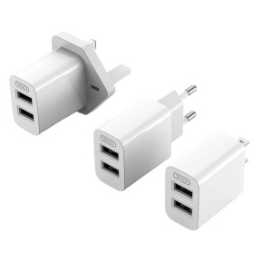 XO L109 (EU) Dual USB-A 2.4A Charger XO L109 (EU) Dual USB-A 2.4A Charger
