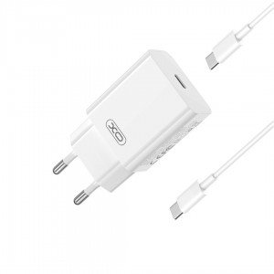 XO L126 USB-C PD20W Fast Charging Charger with Type-C cable(NB-Q190A) XO L126 USB-C PD20W Fast Charging Charger with Type-C cable(NB-Q190A)