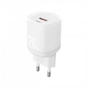 XO L144(EU) PD20W 1USB-A+1USB-C Φορτιστής Λευκό XO L144(EU) PD20W 1USB-A+1USB-C Φορτιστής Λευκό