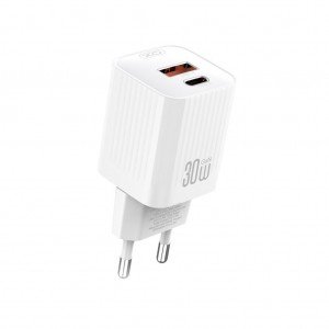 XO L149 220V 30W, USB-C + USB-A, white 