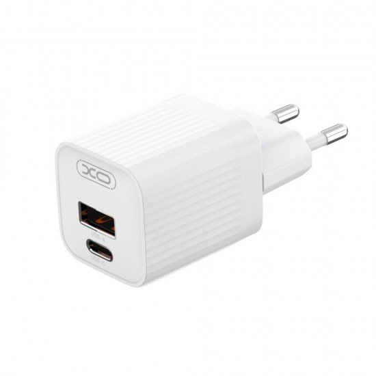XO L149 (EU) Φορτιστής PD 1USB-A+1USB-C Λευκό 30W