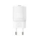 XO L150 (EU) 30W Μονός Γρήγορος Φορτιστής USB-C Λευκό