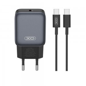 XO L155 ΦΟΡΤΙΣΤΗΣ 30W TYPEC, ΜΕ ΚΑΛΩΔΙΟ TYPE-C, ΜΑΥΡΟΣ