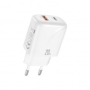 XO L158 home charger 220V 20W, A + C, white 