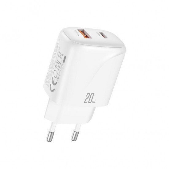 XO L158 home charger 220V 20W, A + C, white 
