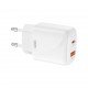 XO L158 home charger 220V 20W, A + C, white 