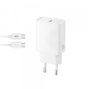 XO ΦΟΡΤΙΣΤΗΣ ΓΡΗΓΟΡΗΣ ΦΟΡΤΙΣΗΣ L160, 20W, ΜΕ ΚΑΛΩΔΙΟ TYPE-C, 1 ΘΥΡΑ