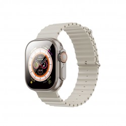 XO M9 Ultra Wireless Charging Smart Sports Call Watch (Ασημί)