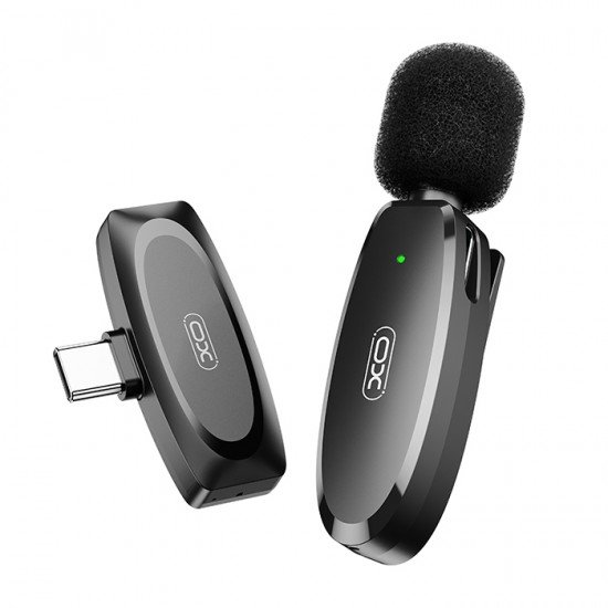 XO MKF08A Ασύρματο Μικρόφωνο Collar Clip Type-C