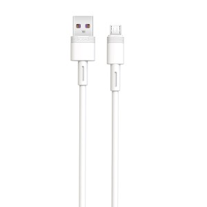 XO cable NB-Q166 USB - microUSB 1.0 m 5A white XO cable NB-Q166 USB - microUSB 1.0 m 5A white