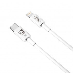 XO NB-Q189A PD 20W Καλώδιο Φόρτισης + Data Type-C σε Lightning 1m