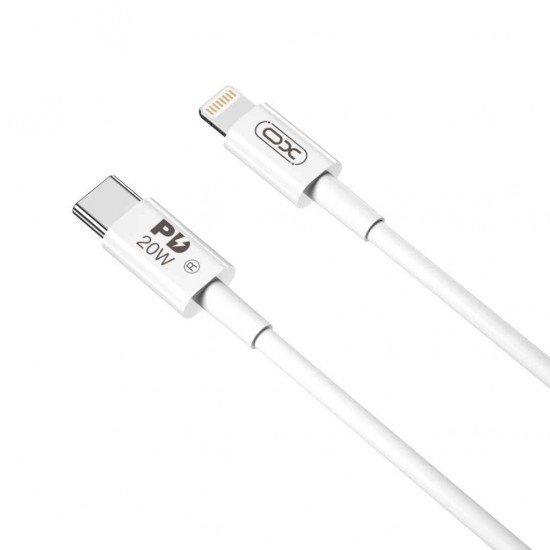 XO NB-Q189A PD 20W Καλώδιο Φόρτισης + Data Type-C σε Lightning 1m
