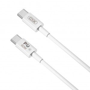 XO NB-Q190A 60W Καλώδιο Φόρτισης + Data Type-C σε Type-C 1m