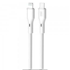 XO NBQ231A Rock Series ΚΑΛΩΔΙΟ ΦΟΡΤΙΣΗΣ TYPE-C ΣΕ LIGHTNING, 27W, ΛΕΥΚΟ