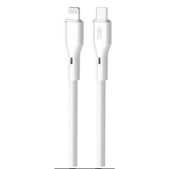 XO NBQ231A Rock Series ΚΑΛΩΔΙΟ ΦΟΡΤΙΣΗΣ TYPE-C ΣΕ LIGHTNING, 27W, ΛΕΥΚΟ