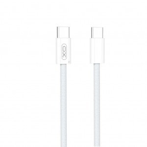 XO NB-Q260A Cable Type-C - Type-C, 60W, Braided, PD white 1M
