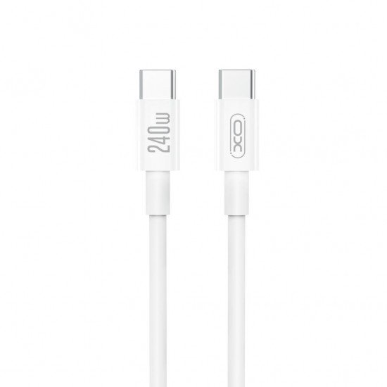XO NB-Q298 Cable Type-C - Type-C, 240W, 1m,  white 
